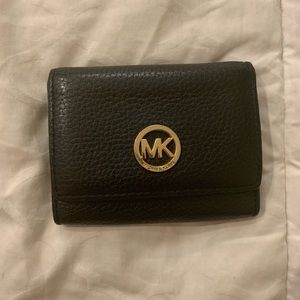 Michael Kors mini black wallet